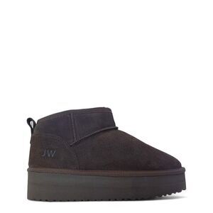 Jack Wills Womens/Ladies Suede Platform Ankle Boots / Chocolate